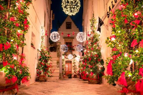 Natale a Locorotondo, valle d'itria, puglia